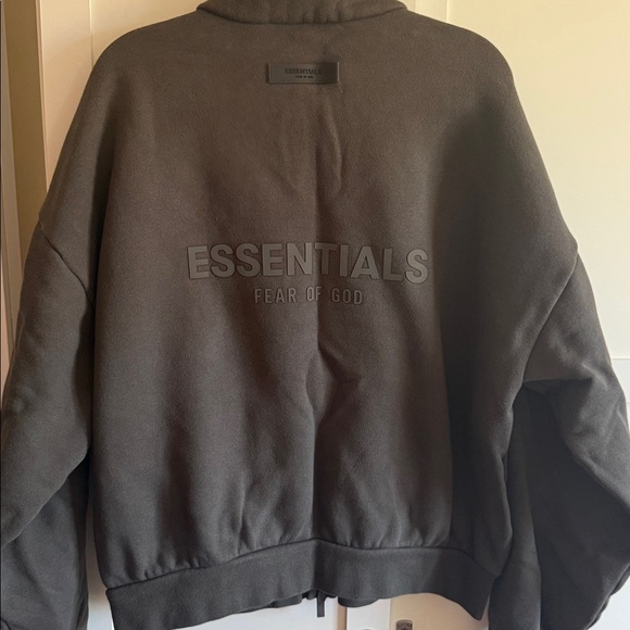 Dark Green Fear of God Zip-Up Jacket - Picture 6 of 6